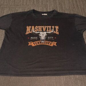 Maurice’s Nashville Graphic Black T-Shirt